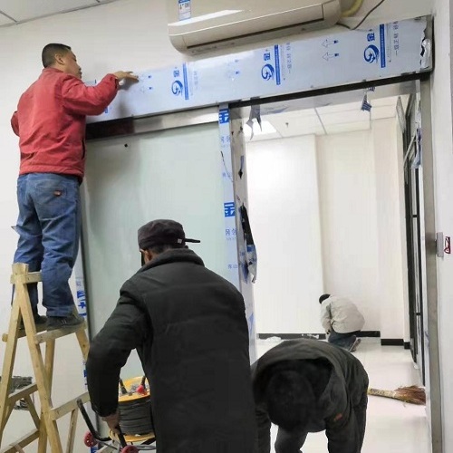 办公室门禁自动门,成都单开自动门案例