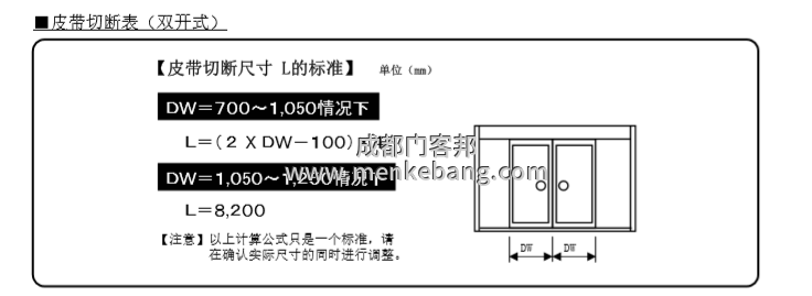 玻璃自动门皮带说明 玻璃自动门皮带说明