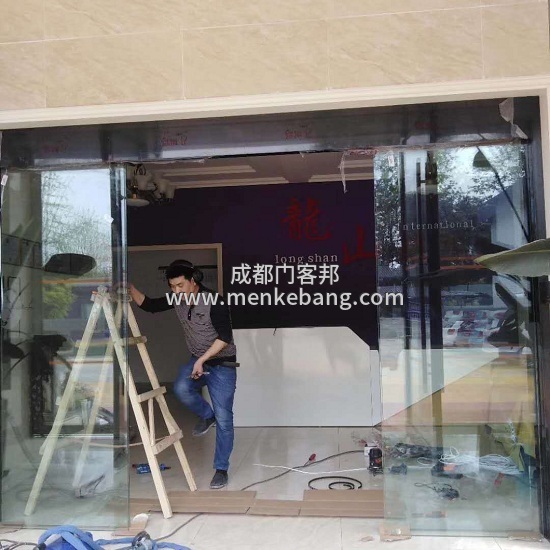 双流感应门安装案例