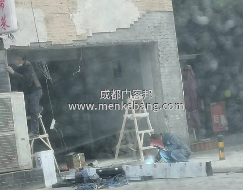 成都双流无人酒店感应门案例