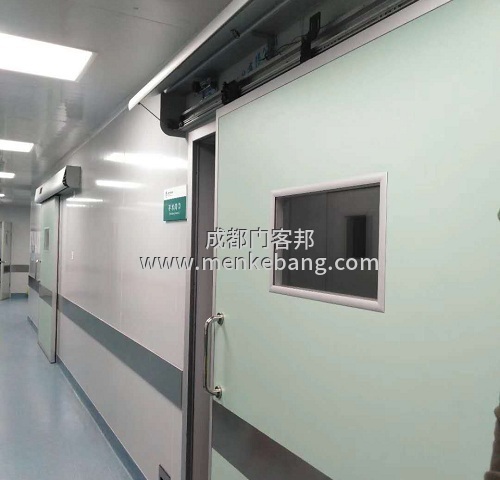 成都医用手术门案例,成都医用电动门案例,医用遥控脚感应手术门案例