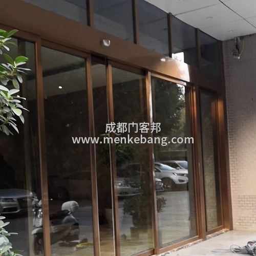 不锈钢酒店自动门案例