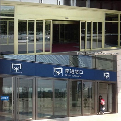 双扇型平移自动门