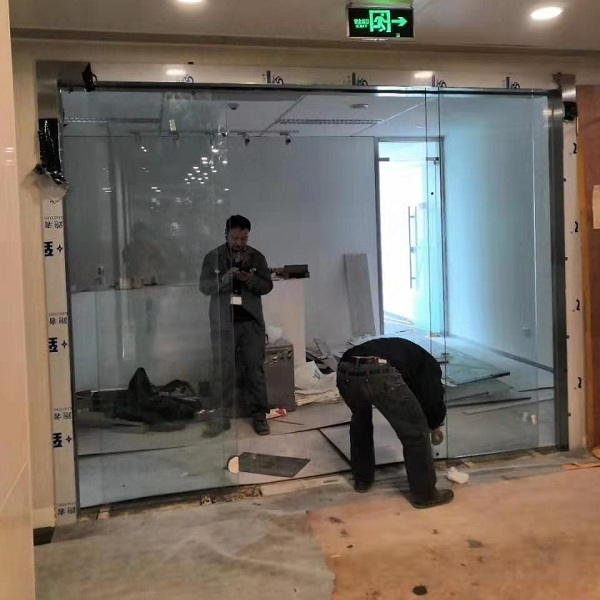 办公室多玛自动门安装案例
