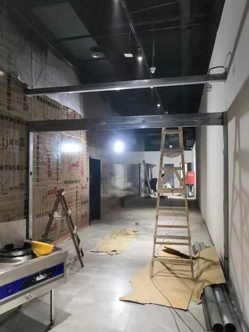 负一楼门禁自动门案例
